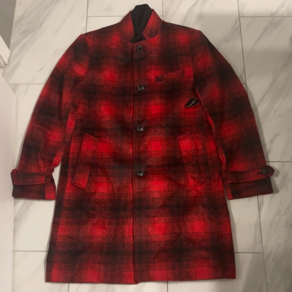 Men’s INC Wool Trench Coat